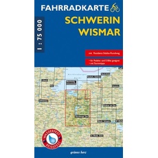 Fahrradkarte Schwerin - Wismar 1:75.000