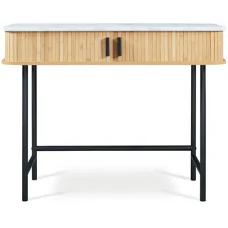 [en.casa] Tvedestrand Konsolentisch 100x76x50 cm Weiß