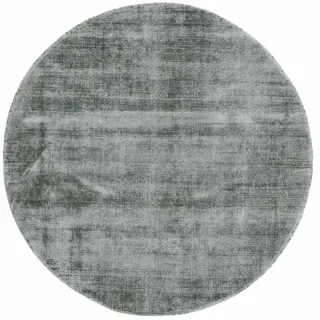carpetfine Ava Viskoseteppich Teppich Ø 80 cm Mint
