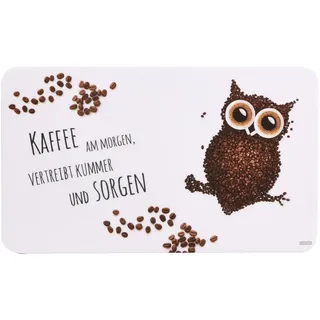 KESPER Dekor-Frühstücksbrettchen, Kaffee Eule - Kesper 32369 - die charmante Geschenkidee