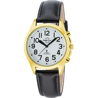 Master Time Sprechende Funkuhr Metall 38 mm MTLA-10942-12L