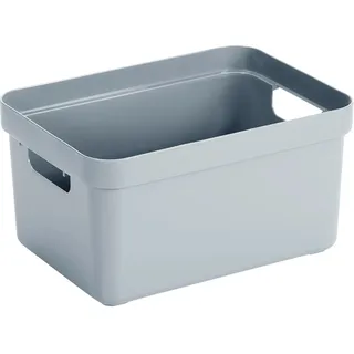 SUNWARE Aufbewahrungsbox Bad 35 x 24,6 x 18,3 cm 1-tlg. Blau