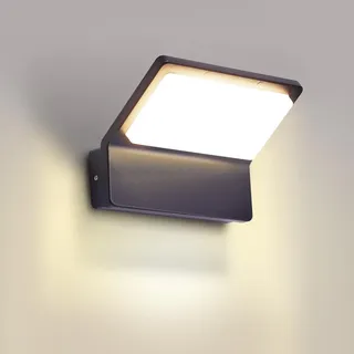 CELAVY LED Aussenlampe Außenlampe Anthrazit Außenleuchte Wand, IP65 Wandleuchte Wandlampe aussen außen Modern Aussenbeleuchtung Ausenbeleutung Aussenleuchte Hauswand Außenbeleuchtung Terrasse Haus