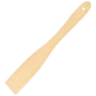 Fackelmann Spatule droite 99201 Holzspatel, Holz, Küchenwender, Küchenhelfer, 30 cm