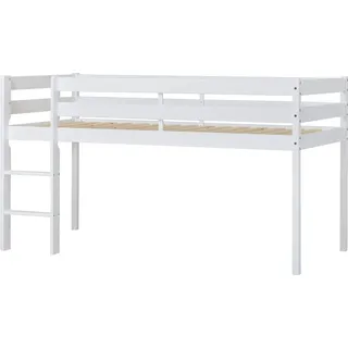 Hoppekids Hochbett ECO COMFORT 101 x 114 x 206 cm Kiefer massiv weiß