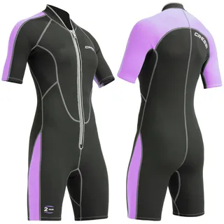 Cressi Lido Lady 2MM MONOPIECE Black/Lilac Size 3/M
