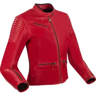 Segura Curve Lederjacke, rot, 36