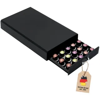 Intirilife Kapselhalter Aufbewahrungsschublade für 50 Kaffeekapseln