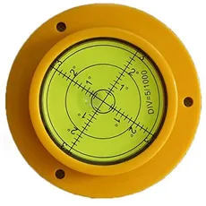 90mm Disc Bubble Spirit Level Round Circle Circular with Mounting Holes Rv Camper