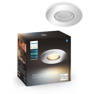 Philips Hue Adore Bathroom Recessed Downlight - with Hue Dimmer switch