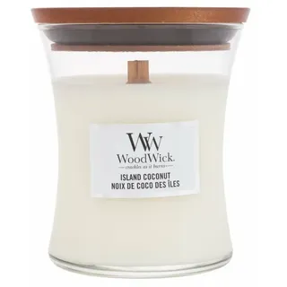 Woodwick Island Coconut Duftkerze 275 g braun