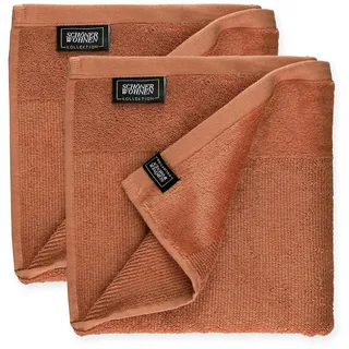 Schöner Wohnen Handtuch Sense , Rostfarben , Textil , 50x100 cm , Oeko-Tex® Standard 100 , Heimtextilien, Badtextilien, Handtücher