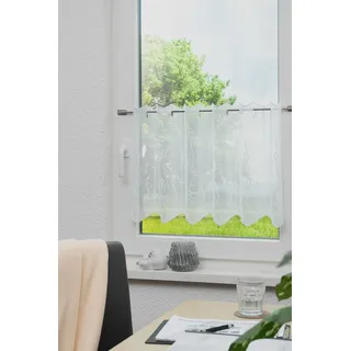 Stickereien Plauen Panneaux »Lina« Stangendurchzug 1 Stk. tlg., weiß