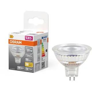 Osram LED Spot Star MR16 Reflektor 20°/120 2W klar GU5.3 | LED Star MR16 20 120°, LED Lamps, klar, 50 mm dia, 15000 h, 1-Pack