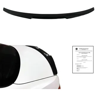 Heckspoiler 3er E92 Coupe schwarz glänzend mit ABE passend für BMW 3er (E92) Coupe, 2006-2013