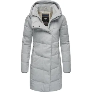 Wintermantel RAGWEAR "Wintermantel Pavla Coat", Damen, Gr. M, grau (ash), Obermaterial: 100% Polyester PES.  Obermaterial: Futter: 100% Polyester PES. 100% Polyester PES., Mäntel Wintermantel