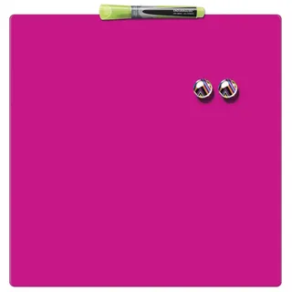 NOBO quadratisches Whiteboard 36 x 36 cm Pink
