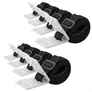 Uposao 8er Set Haltebänder für Poolfolie Poolabdeckung,Universal Befestigungsbänder und Klammern Fest Zubehörteile für Pool-Planen Solarfolie Pool Aufroller Aufrollvorrichtung Fahrbares Aufrollsystem