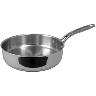 Berndes Daily Edition Proline Schmorpfanne 24 cm – Edelstahlpfanne ohne Beschichtung – für Induktion & alle Herdarten – backofengeeignet & spülmaschinenfest – ohne PFAS/PFOA