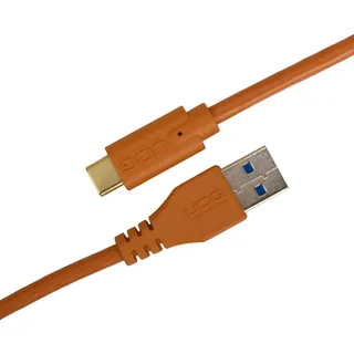 UDG Ultimate USB Cable - USB 3.2 C-A - High-Speed, Audio-optimiert – Orange, Gerade, 1.5 m (U98001OR)