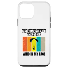 Hülle für iPhone 12 mini Motorschirmflug Nur wegen dem Wind in meinem Gesicht hier