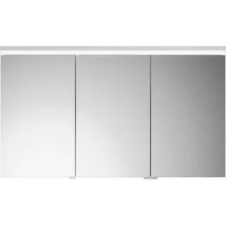 burgbad Lin20 Spiegelschrank LED-Beleuchtung, 3 Türen, mittlerer Tür Anschlag links 1200x700x170mm, SPQK120RF5355, Farbe: Eiche Dekor Cashmere