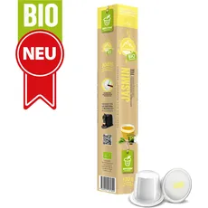 JASMIN BIO Tee - 10 Teekapseln | La Natura Lifestyle | biobasiert | 100% industriell kompostierbar | Nespresso®*3 kompatible