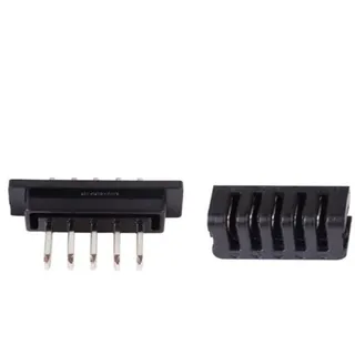 ZLiT EIN Paar Batterie-Powerbox-Entladungsstecker, 5-polig, männlich, weiblich, passend für Hailong Pro Batteriegehäuse, Steckerteile (Hailong Pro 5-polig)
