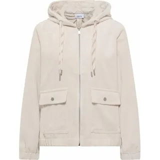 Cecil TOS Cord Jacket w. Hoody 16983 oat milk beige XL - Bunt - XL