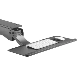 Maclean Brackets Maclean MC-795 Ausziehbare Tastaturschublade Tastatur Maus Schreibtischhalterung Tastaturhalterung Tastaturhalter