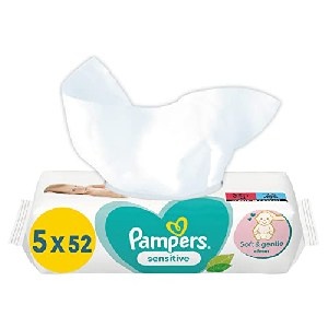5x Pampers Sensitive Baby Feuchttücher 52 Tücher um 3,91 € statt 5,99 €