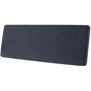 SYLC Sofa Sitzkissenbezug, Sofa Sitzkissenbezug Stretch, Elastischer Kissenbezüge, Husse Überzug Bezug Für Sofa Sitzkissen, rutschfest Stoff Tartan (Dunkelgrau,3-Sitzer)
