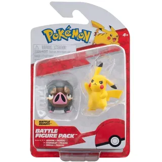 Pokémon Pikachu & Ferkuli Battle Minifiguren Set 5 cm