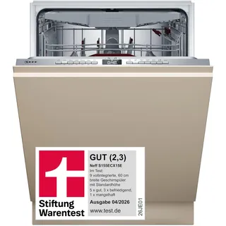 Neff N 50 S155ECX15E Einbau-Geschirrspüler (vollintegrierbar, 598 mm)