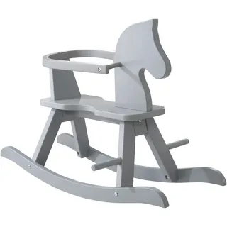 Schaukelpferd ROBA "grau", grau, Schaukeltiere, BabyB:43cm H:55cm L:82cm, Schaukelpferd, aus Holz, B:43cm H:55cm L:82cm