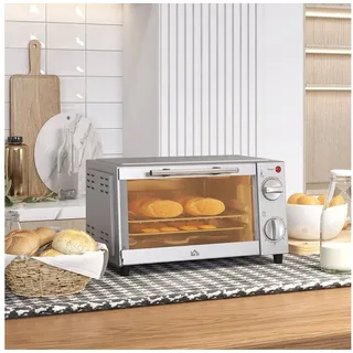 Homcom Minibackofen 9L Silber