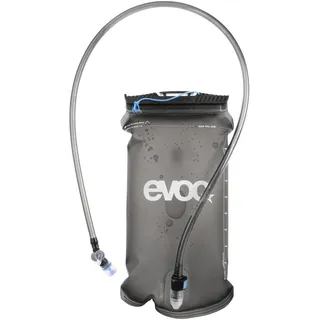 Evoc Hydration Bladder 2 Trinkblase (auslaufsicherer Trinkbeutel mit flexiblem Schlauch und Beißventil, leicht zu reinigen, Volumen: 2 l), Carbon Grey