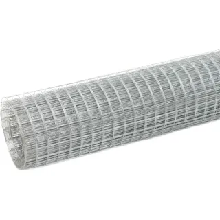 vidaXL Maschendraht Verzinkter Stahl 10x0,5 m Silber