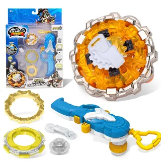 Infinity Nado Non-Stop Kreisel mit magnetischem Werfer Cracking Panzer, Metallkreisel für Jungen und Mädchen im Alter von 5, 6, 7, 8, 9, 10, 11 und 12 Jahren