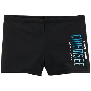 Chiemsee Boxer-Badehose, mit Logodruck Chiemsee schwarz