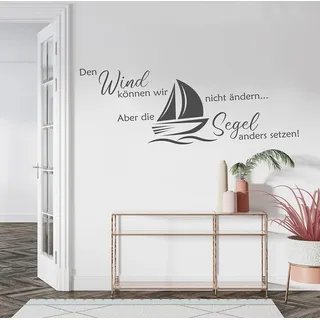 tjapalo® a45 Wandtattoo Motivation Wandsprüche Wandspruch Wandtattoo Büro Motivationssprüche Wandtattoo Wohnzimmer motivationsspruch wand deko Büro, Farbe: gold metallic, Größe: B160xH58cm