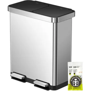 Eko Mülleimer 28 l Weiß