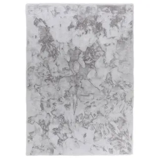 Schöner Wohnen Tender Fellteppich 80 x 150 cm Silber