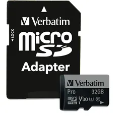 Bild microSDHC Pro 32GB Class 10 UHS-I U3 + SD-Adapter