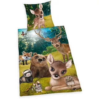Herding Animal Club Tiere Mehrfarbig 135 x 200 cm + 80 x 80 cm