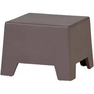 Woood Beistelltisch "Zina aus Fiberclay in breiter Ausführung B 50 x T 50 x H 36 cm", , Wohnzimmer, Wohnzimmertische, Beistelltische, Beistelltische eckig