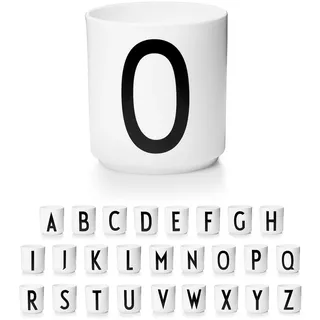 Design Letters Tasse Personalisiert A-Z | Weiße Tassen | Kaffeetassen Buchstaben | Kaffeebecher Porzellan | Personalisierte Tasse Weiß, Personalisierte Geschenke | Dekorativ Tasse mit Initialen 250 Ml