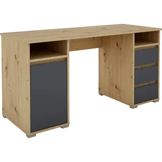 byLIVING »Lobo« Breite 138 cm, Computertisch mit Schubladen, im modernen Design,