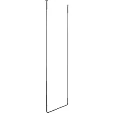 Gessi Goccia Decken-Handtuchhalter 60 cm, Höhe 180 cm, 38141, Farbe: Metall Schwarz GHRC