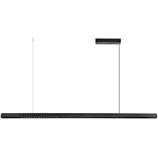 JOYINLED 100CM LED Hand Sensing hängelampe schwarz - hängelampe esstisch 36W Höhenverstellbar mit Hängeleuchte Linear Design für Esszimmer Wohnzimmer Büro (4000K Hand Sensing, ohne Fernbedienung)
